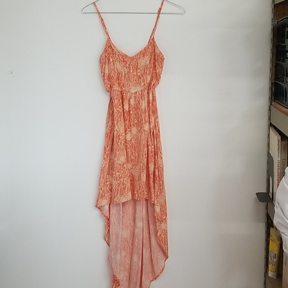 Floral Hi-low Summer Dress